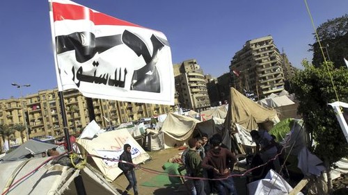 Demonstrationen in Ägypten vor der Volksabstimmung - ảnh 1