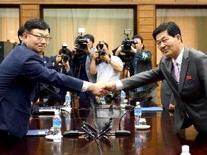 Nordkorea und Südkorea setzen die Verhandlungen über Keasong fort - ảnh 1