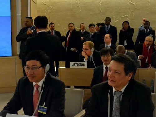 Vietnam beteiligt sich am Gipfeltreffen des UN-Menschenrechtsrates in Genf - ảnh 1