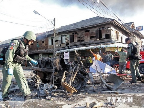 Drei Tote bei Bombenanschlag in Thailand - ảnh 1