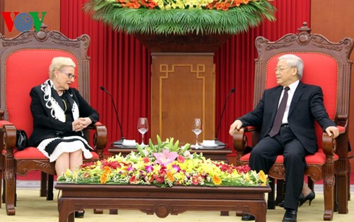KPV-Generalsekretär Nguyen Phu Trong empfängt die Präsidentin des australischen Repräsentantenhauses - ảnh 1