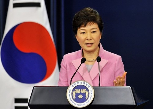 Südkoreas Präsidentin bekräftigt die Fortführung der Gespräche mit Nordkorea - ảnh 1