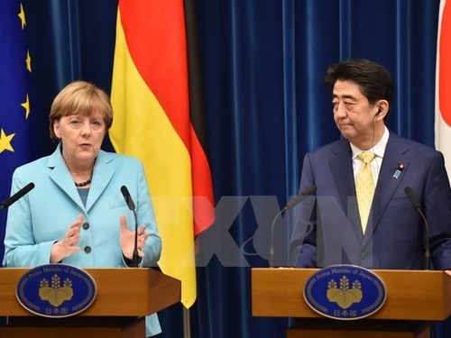 Bundeskanzlerin Angela Merkel zu Gast in Japan - ảnh 1