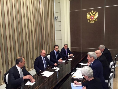Der russissche Präsident empfängt den US-Außenminister - ảnh 1