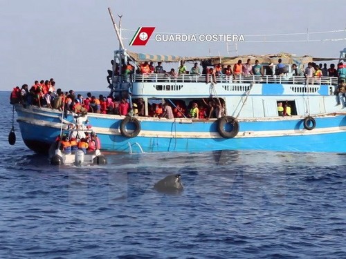 Spanien und Italien retten hunderte Flüchtlinge auf dem Meer - ảnh 1
