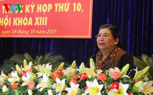 Vize-Parlamentspräsidentin Tong Thi Phong trifft Wähler in der Provinz Dak Lak - ảnh 1