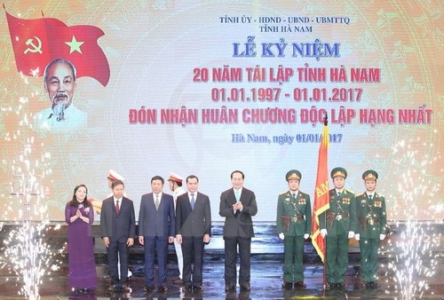 20. Jahrestag der Wiedergründung der Provinz Ha Nam - ảnh 1