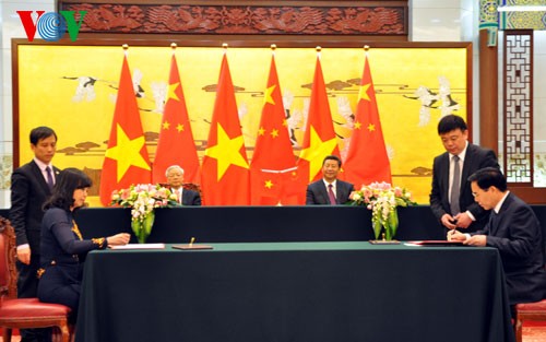 KPV-Generalsekretär Nguyen Phu Trong schickt Dankbarkeitstelegramm an den chinesischen Staatschef  - ảnh 1
