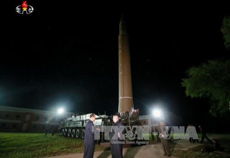 Frankreich, die USA und Großbritannien fordern auf eine Sanktionen gegen Nordkorea - ảnh 1