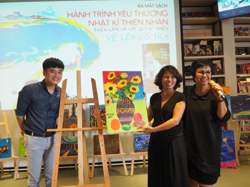 Zusammen mit Thien Nhan beim Zeichnen der märchenhafen Reise - ảnh 2