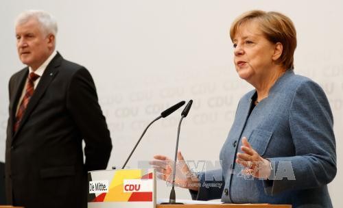 Bundeskanzlerin Angela Merkel kündigt den Termin für Koalitionsgespräche an - ảnh 1