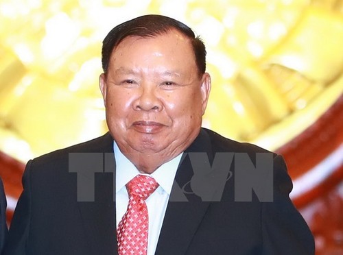 Der laotische Staatspräsident Bounnhang Vorachith zu Gast in Vietnam  - ảnh 1