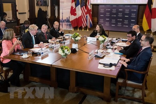 G7-Außenminister sind sich einig über den  Standpunkt zu Nordkorea - ảnh 1