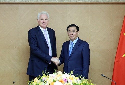 Vize-Premierminister Vuong Dinh Hue tagt mit dem Vorsitzenden von Clermont Group - ảnh 1