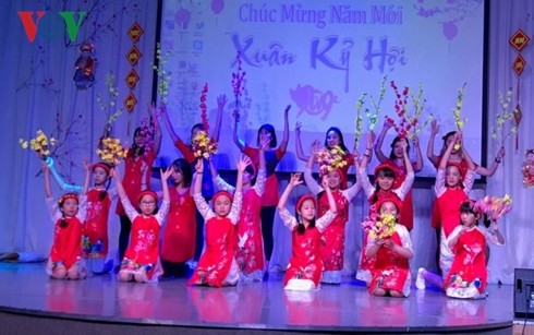 Die Vietnamesen im Ausland feiern das traditionelle Neujahrsfest - ảnh 1