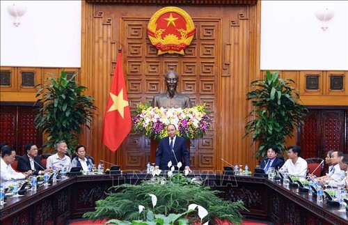 Premierminister Nguyen Xuan Phuc empfängt Delegation aus dem Kreis Hai Chau - ảnh 1