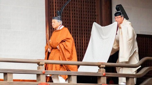 Der japanische Kaiser Akihito dankt ab - ảnh 1