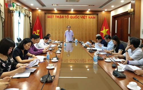 Vaterländische Front Vietnams verstärkt die Korruptionsbekämpfung - ảnh 1