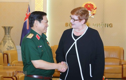 Verteidigungsminister Ngo Xuan Lich empfängt australische Außenministerin - ảnh 1