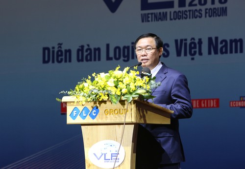Vize-Premierminister Vuong Dinh Hue fordert zur Verbesserung der Wettbewerbsfähigkeit und Logistik-Dienstleistungen auf - ảnh 1