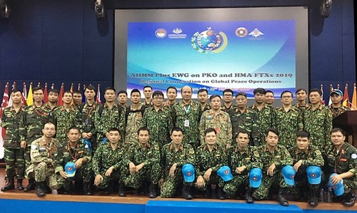 Vietnam nimmt an dem Militärtraining für den Frieden in Indonesien teil - ảnh 1