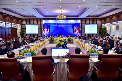 Sitzung zwischen der Arbeitsgruppe des ASEAN-Koordinationsrats über den Eintritt von Osttimor in ASEAN - ảnh 1