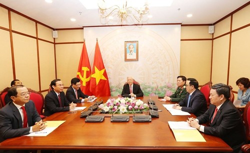 KPV-Generalsekretär Nguyen Phu Trong führt Telefongespräch mit Russlands Präsident - ảnh 1
