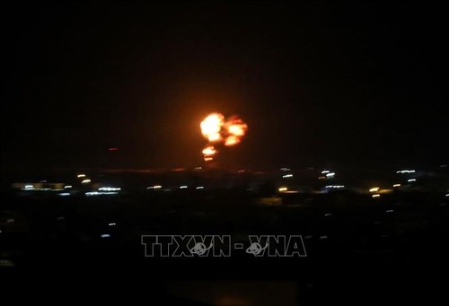 Israel führt wieder Luftangriff auf Gaza-Streifen - ảnh 1