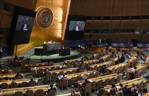 UN-Vollversammlung verabschiedet die Covid-19-Resolution - ảnh 1