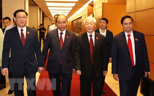 Glückwunschtelegramme an vietnamesische Spitzenpolitiker - ảnh 1