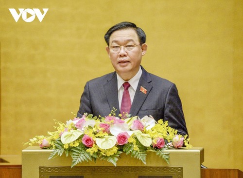 Parlamentspräsident Vuong Dinh Hue leitet Landeskonferenz über die Wahlen - ảnh 1