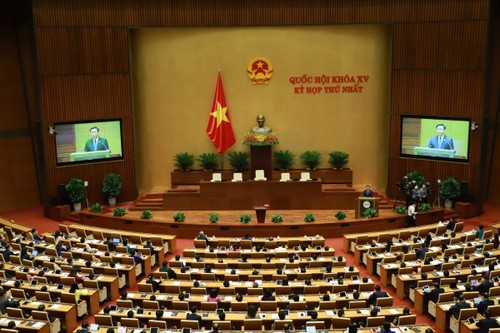 Die erste Sitzung des Parlaments der 15. Legislaturperiode ist erfolgreich abgeschlossen - ảnh 1