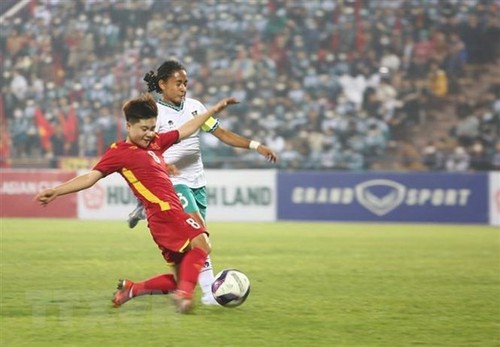 U20-Fußballasienmeisterschaft der Frauen: Vietnam gewinnt gegen Indonesien - ảnh 1