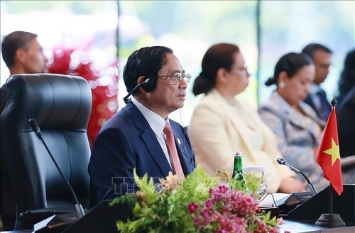 Premierminister Pham Minh Chinh hebt die Richtlinie zur Entwicklung der ASEAN-Gemeinschaft hervor - ảnh 1