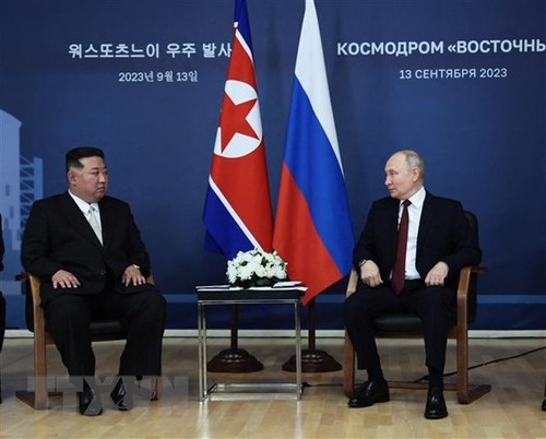 Russland und Nordkorea bewerten das Gespräch der beiden Staatschefs als positiv - ảnh 1