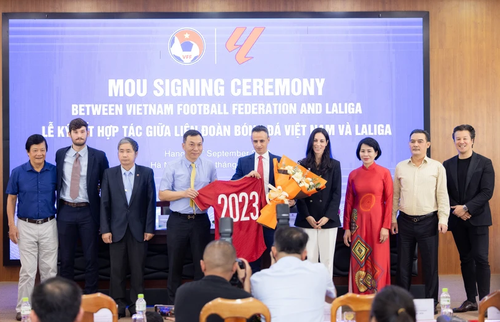 VFF und La Liga eröffnen Trainingskurs für 40 vietnamesische Fußballtrainer - ảnh 1