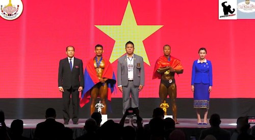 Die vietnamesische Bodybuilding-Mannschaft belegt den ersten Platz bei der Südostasien-Meisterschaft - ảnh 1