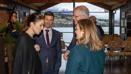 Jacinda Ardern accueille Scott Morrison en Nouvelle-Zélande - ảnh 1