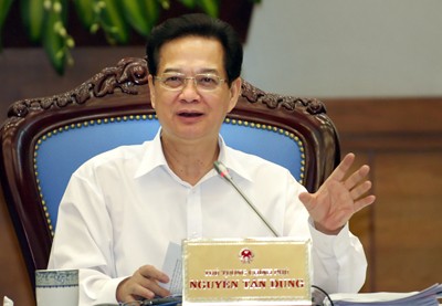 Thủ tướng Nguyễn Tấn Dũng chủ trì phiên họp thường kỳ tháng 9 của Chính phủ - ảnh 2