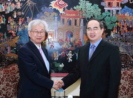 Phó Thủ tướng Nguyễn Thiện Nhân tiếp Đại sứ Hàn Quốc  - ảnh 1