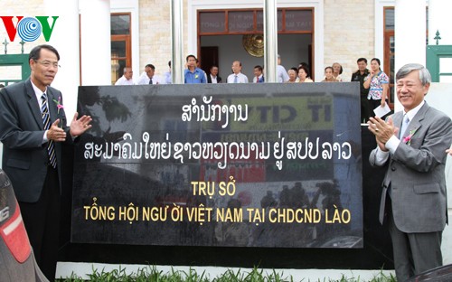 Khánh thành trụ sở Tổng hội người Việt Nam tại Lào - ảnh 1