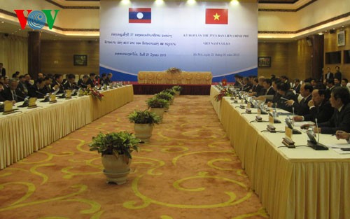 Kỳ họp lần thứ 37 Ủy ban liên Chính phủ về hợp tác song phương Việt Nam – Lào  - ảnh 1
