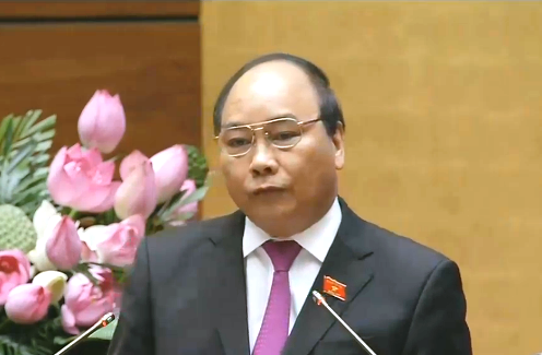 Phó Thủ tướng Chính phủ Nguyễn Xuân Phúc trả lời chất vấn của đại biểu Quốc hội  - ảnh 1