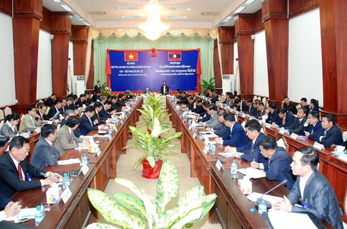 Khai mạc Hội nghị Hợp tác an ninh và phòng chống tội phạm Việt Nam - Lào  - ảnh 1