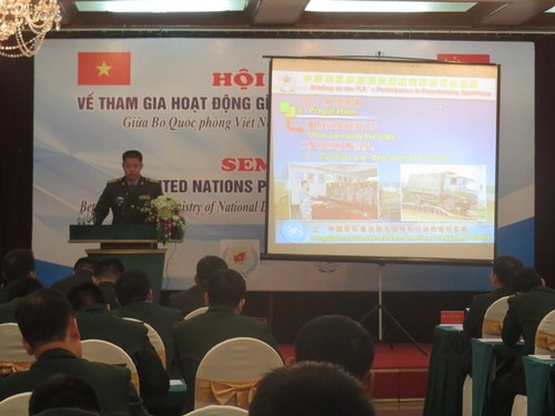 Việt Nam và Trung Quốc chia sẻ kinh nghiệm về tham gia hoạt động Gìn giữ hòa bình  - ảnh 1