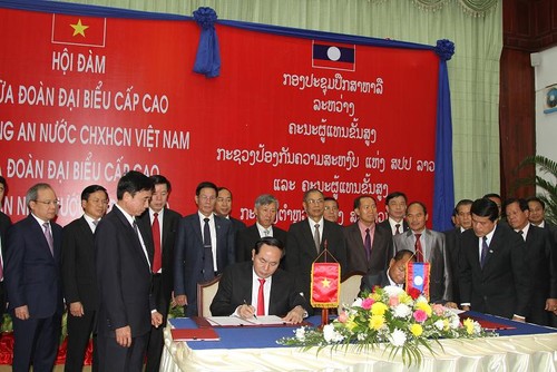 Việt Nam và Lào tăng cường hợp tác, đấu tranh chống các loại tội phạm - ảnh 1