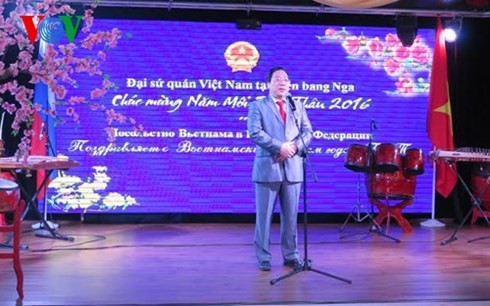 Đại sứ quán Việt Nam tại Nga tổ chức chiêu đãi mừng Xuân Bính Thân - ảnh 2