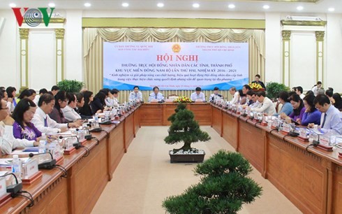 Нгуен Тхи Ким Нган приняла участие во 2-й конференции народных советов провинций юго-востока СРВ - ảnh 1