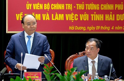 Нгуен Суан Фук провел рабочую встречу с властями провинции Хайзыонг - ảnh 1