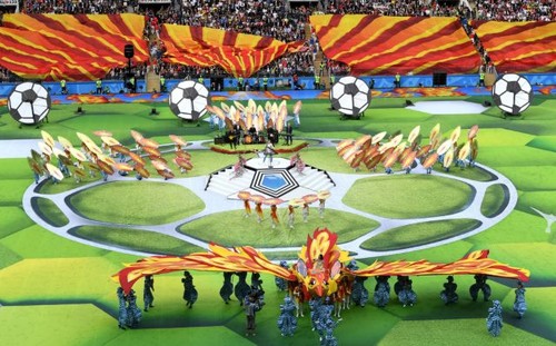 В Москве состоялась торжественная церемония открытия ЧМ по футболу 2018 - ảnh 1